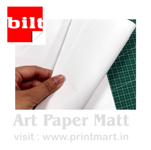 Art Paper Matt Bilt 128 58.5x91.0 White Matt